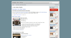 Desktop Screenshot of hotelsannarbor.org