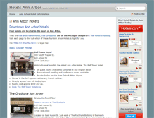 Tablet Screenshot of hotelsannarbor.org